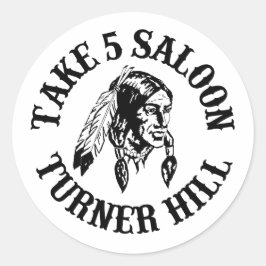 5 Round-Aufkleber nehmen Runder Aufkleber