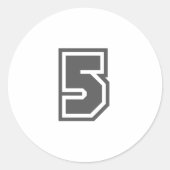 5 RUNDER AUFKLEBER (Vorderseite)