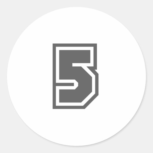 5 RUNDER AUFKLEBER (Vorderseite)