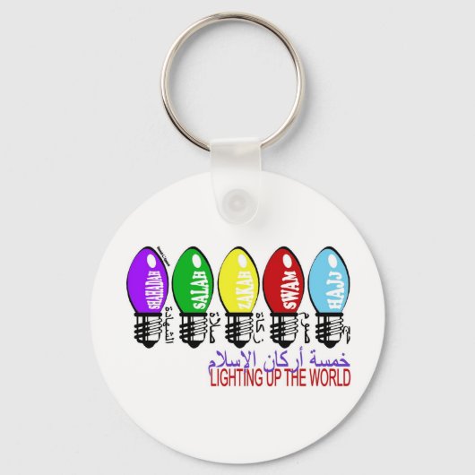 5 Säulen des Islam Schlüsselanhänger (Vorderseite)