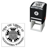 5 Segnungen: Langlebigkeit Symbol 5 Bats Bibliothe Permastempel (Beispiel)