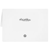 5 Silhouetten Spinnen mit Halloween-Karte (Rückseite Horizontal)