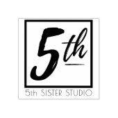 5. Sister Studio Gummistempel (Prägung)