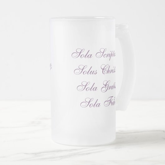 5 Solas Mattglas Bierglas (VorderseiteRechts)