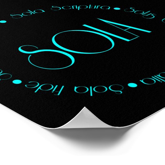 5 Solas Poster (Ecke)