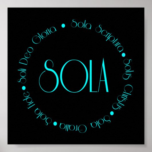 5 Solas Poster (Vorne)