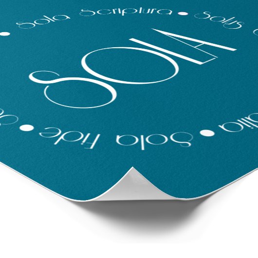 5 Solas Poster (Ecke)