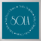 5 Solas Poster (Vorne)