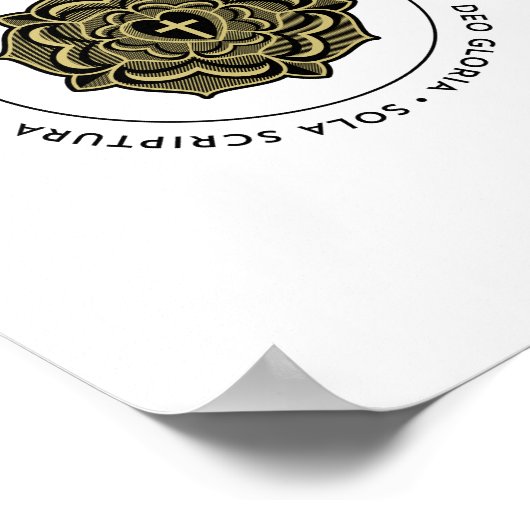 5 Solas Poster (Ecke)