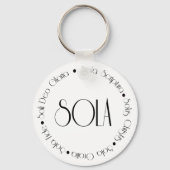 5 Solas Schlüsselanhänger (Vorderseite)