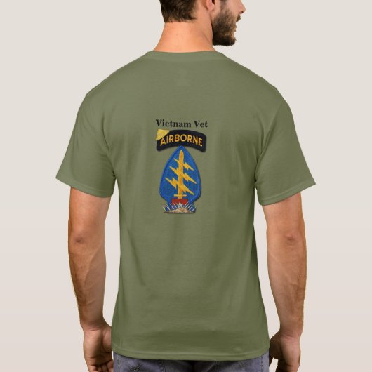 5. Special Forces Group Green Beret Vietnam War T-Shirt (Rückseite)