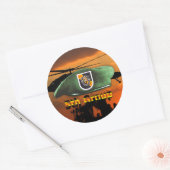 5. Spezialeinheiten Gruppe Grüne Berets SFG SF Vet Runder Aufkleber (Umschlag)