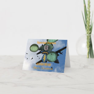 5. Spezialeinheiten Gruppe iraq Veteranen Cards Feiertagskarte