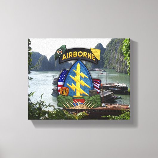 5. Spezialeinheiten sfg Green Berets Nam War Print Leinwanddruck (Vorderseite)