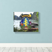 5. Spezialeinheiten sfg Green Berets Nam War Print Leinwanddruck (Insitu (Holzboden))