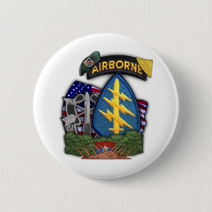 5. Spezialkräfte Grüne Berets Veteranen Button
