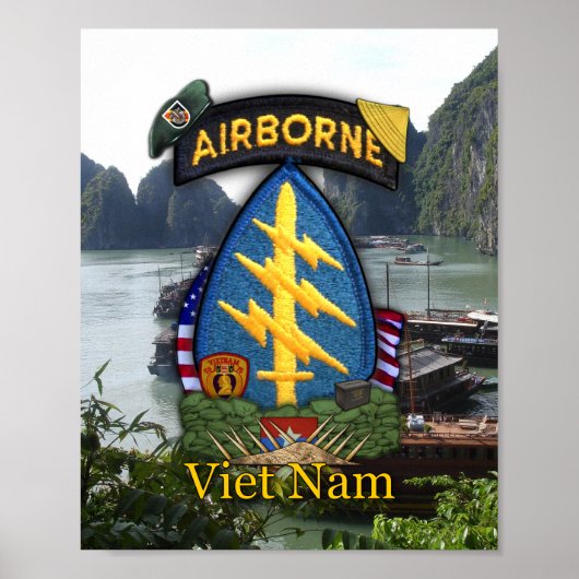 5. Spezialstreitkräfte Gruppe Grüne Berets Kriegsv Poster (Vorne)