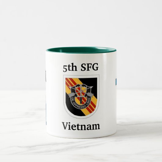 5. Spezielle Kraft-Gruppen-Vietnam-Tasse Zweifarbige Tasse (Mittel)