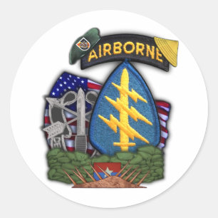 5. Spezielle Kräfte Green Berets vietnam Sticker