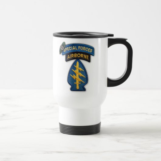 5. Spezielle Kräfte Grüne Berge Patch Reise Mug Reisebecher (Rechts)