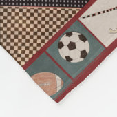 5 Sport Vintag Fleecedecke (Ecke)