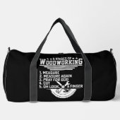 5 Stadien der Holzbearbeitung Duffle Bag (Vorderseite)