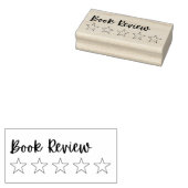 5 Star Book Review Briefmarke | Reading Journal-Br Gummistempel (Stempel)