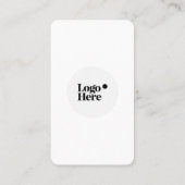 5 Star Google Review With Thank You and QR Code Visitenkarte (Rückseite)