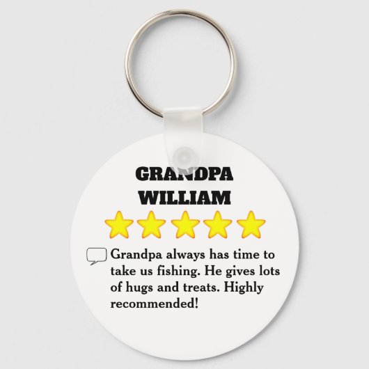 5 Star Grand Review Schlüsselanhänger (Vorderseite)