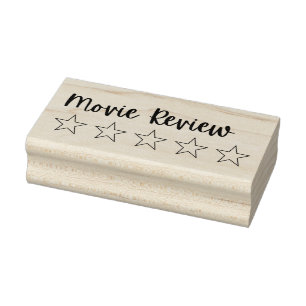 5 Star Movie Review Briefmarke   Briefmarke des Fi Gummistempel