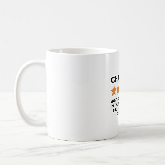 5 Star Review Name Customizable Kaffeetasse (Links)