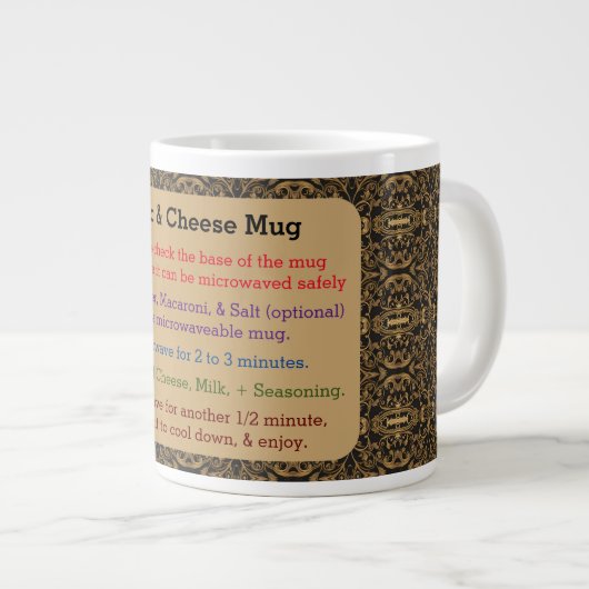 5 Step Mac & Cheese Rezept Jumbo-Tasse (Vorderseite Rechts)