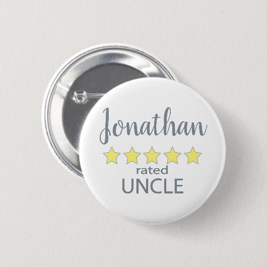 5 Sternchen Button (Vorne & Hinten)