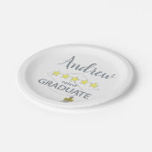 5-Sterne-Absolvent Pappteller (Schrägansicht)