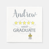 5-Sterne-Absolvent Serviette (Vorderseite)