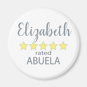 5 Sterne Abuela Magnet