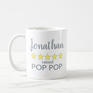 5-Sterne-Bewertung Pop Pop Kaffeetasse