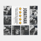 5-Sterne-Foto für die junge Freundin Fleecedecke (Vorderseite (Horizontal))