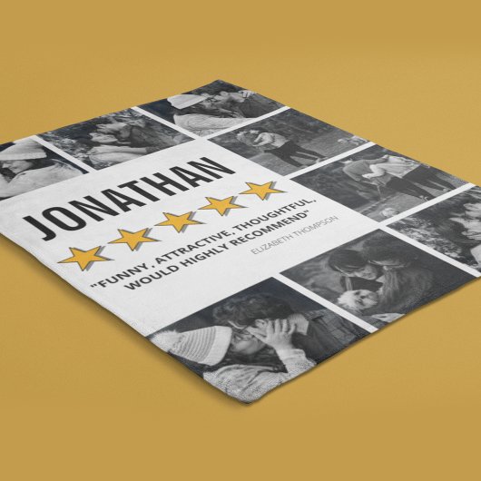 5-Sterne-Foto für die junge Freundin Fleecedecke