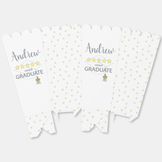 5 Sterne Graduate Popcorn Geschenkschachtel (Ungeklappt)