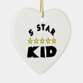 5-Sterne-Kid Keramik Ornament (Rechts)