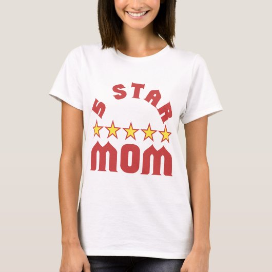 5 Sterne Mama 2 T-Shirt (Vorderseite)