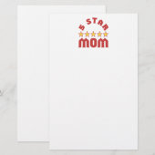5-Sterne-Mama Briefpapier (Vorne/Hinten)