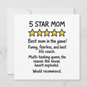 5-Sterne-Mama Karte