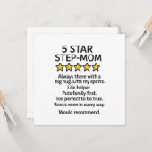 5-Sterne-Mama Karte (Vorderseite/Rückseite Beispiel)