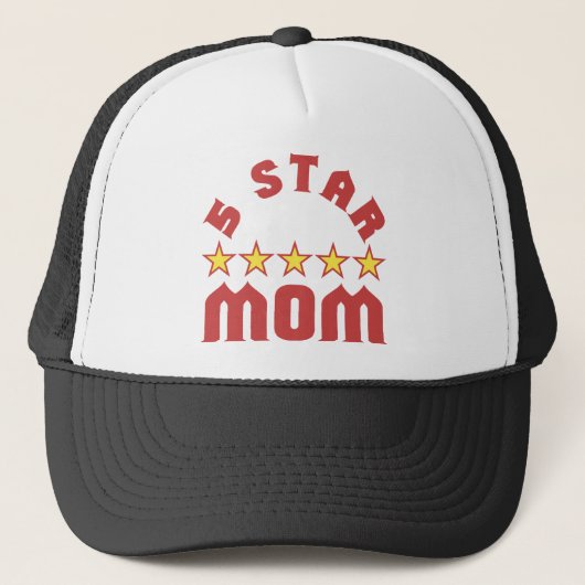 5-Sterne-Mama Truckerkappe (Vorderseite)