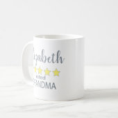 5 Sterne Oma Kaffeetasse (Vorderseite Links)