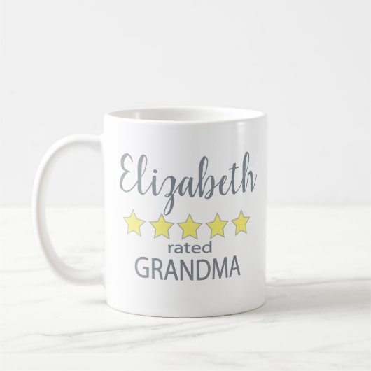 5 Sterne Oma Kaffeetasse (Links)