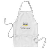 5 Sterne Oma Review Erwachsene Schürze (Vorne)