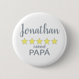 5 Sterne Papá Button